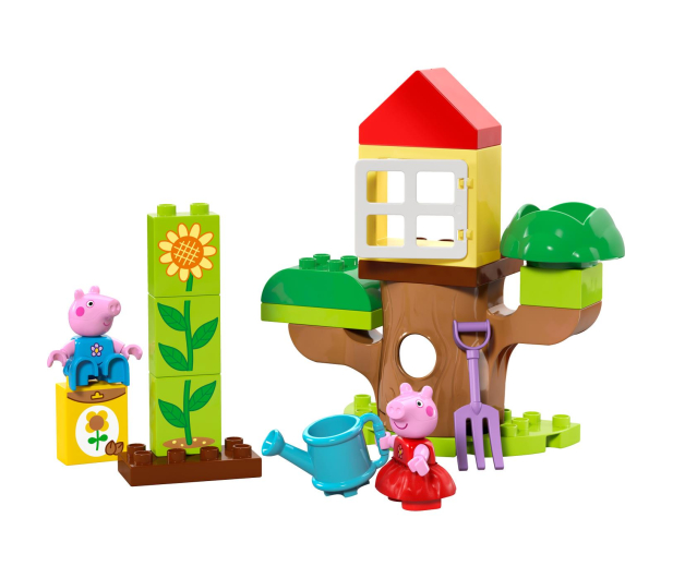 LEGO DUPLO IP 2 2024 PINK 10431 Ogród i domek na drzewie Peppy - 1248393 - zdjęcie 4